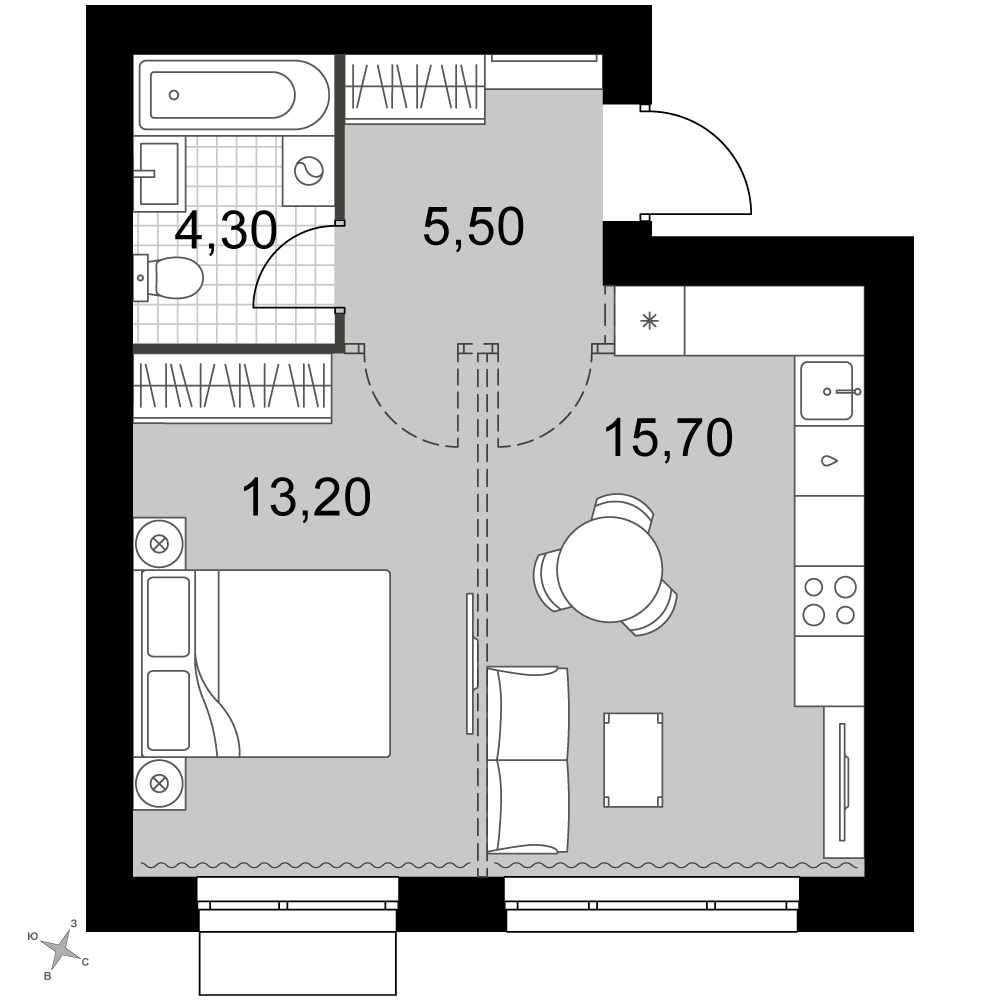 План таунхауса