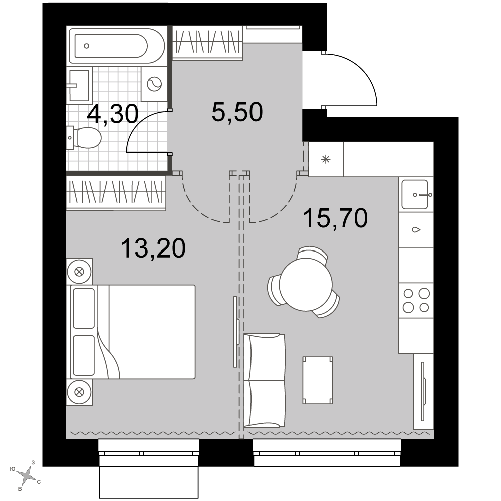 План таунхауса