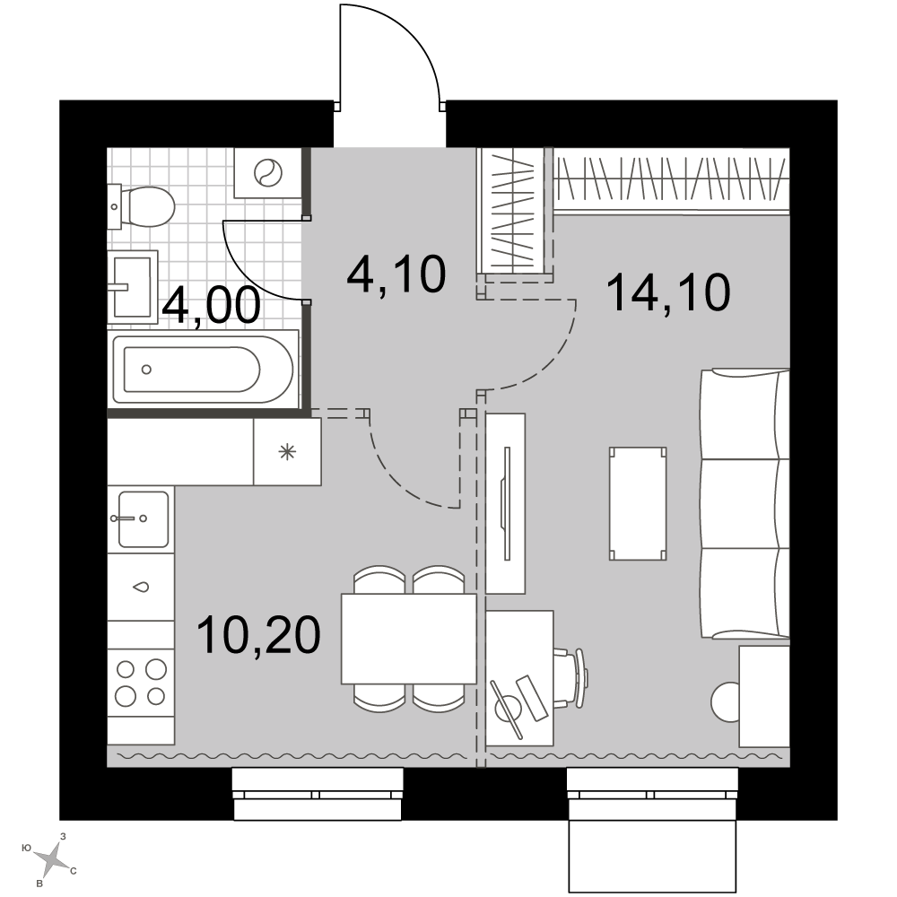 План таунхауса